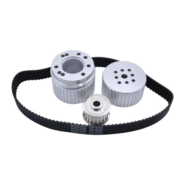 Kit de polea de transmisión por correa,Kit de transmisión elt con polea de bomba de dirección asistida,Kit de polea de transmisión por correa de aluminio resistente,Polea de bomba de