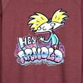 thumbnail image 3 of Hey Arnold! - Graffiti Arnold - Women's Lightweight French Terry Long Sleeve Shirt, 3 of 5