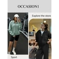thumbnail image 6 of Charmo Women's Half Zip Oversized Sweatshirts Fleece Quarter Zipper Pullover Hoodies 2025 Mock Neck Fall Workout Jacket, 6 of 7