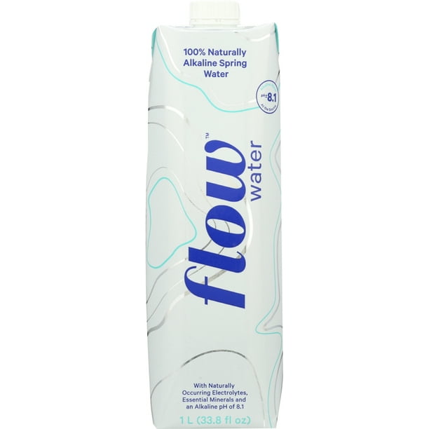 FLOW Naturally Alkaline Spring Water, 33.8 Fl oz