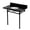 Black Granite / Matte Black, variant on Kingston Brass KVPK36228K381 Imperial 36" Black Granite Console Sink with Stainless Steel Legs (8-Inch, 3-Hole), Black Granite/Polished Chrome
