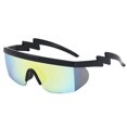 thumbnail image 1 of Gafas de sol de una pieza con forma de rayo para deportes al aire libre, gafas de ciclismo, gafas de sol irregulares, 1 of 1