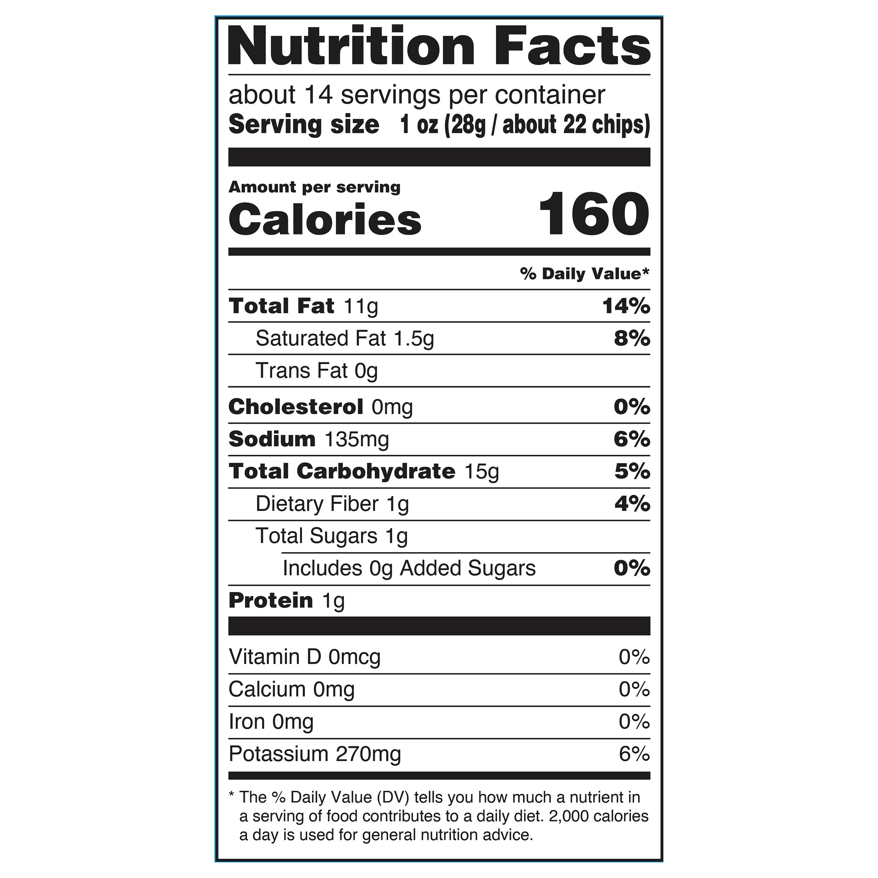 Great Value Original Rippled Potato Chips Party Size, 13.5 oz