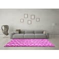 thumbnail image 3 of Ahgly Company Indoor Rectangle Abstract Pink Contemporary Area Rugs, 7' x 9', 3 of 4