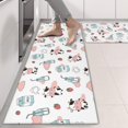 thumbnail image 2 of Kitchen Rugs Sets Of 2,White Cow Milk Cloud Pattern Anti Fatigue Kitchen Mat Rugs Non Slip Washable,Decorative Kitchen Floor Mats for Kitchen,Sink,Laundry,17"X47", 2 of 5