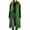 Green, variant on SAWOBUUN Womens Long Hooded Puffer Vest Sleeveless Zip Up Quilted Padded Gilet Casual Warm Winter Coat with Pockets