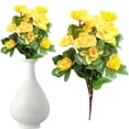 thumbnail image 5 of Artificial Azalea Bouquet, Each Bouquet Contains 7 Stems, Lifelike Plastic Flowers, Handheld Floral Arrangement, Suitable For Weddings, Bridesmaids, Home Decor, And Table Centerpieces, 5 of 5
