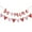 B, variant on dfutuy Sale Valentine's Day Decoration Flag Flash Flower Decoration Party