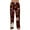 Wine_NN07^916, variant on Fabrcox Christmas Snowman Printed Pajamas Pants for Men Big and Tall Elastic Waist Drawstring Lounge Bottoms Straight Leg Light Weight Women Loungewear with Pockets Red L