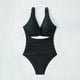 thumbnail image 1 of Acyse 2025 Womens Bikinis Clearance Juniors New Solid Color Hollow Swimsuit, 1 of 4