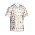 thumbnail image 2 of Daiia Summer Rabbit Hawaiian Shirt for Men Gentle Cotton Regular Short Sleeve Casual-3X-Large, 2 of 9