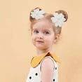 thumbnail image 6 of 4PCS Pearl Hair Bows for Girls Rhinestone Bow Alligator Hair Clips Glitter Floral Bow Hairpins Holiday Hair Accessories for Women Party Gifts, 6 of 7