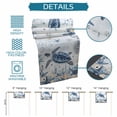 thumbnail image 6 of Blue Turtle Coastal Table Runner 120 Inches, Beach Starfish Nautical Coral Ombre Bed Runner Dresser Scarves Tabletop for Indoor Outdoor Parties/Ceremony/Banquet, 13"x 120", 6 of 9