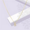 thumbnail image 4 of Deeceymbur Women Gold Initial Necklace Letter Dainty Pendant Personalized Alphabet Name Chain, 4 of 8