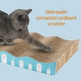 thumbnail image 6 of ZooZoo 2-Pack Curved Corrugated Cat Scratchers, Cat Scratching Board Set, Cat Scratching Post, 6 of 7