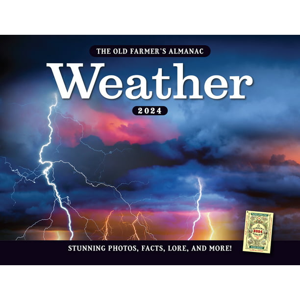 The 2024 Old Farmer's Almanac Weather Calendar (Paperback)