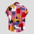 thumbnail image 3 of DPTALR T-shirt Décontracté Imprimé Hawaïen à Manches Courtes pour Hommes, 3 of 7