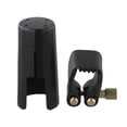 thumbnail image 3 of Leather Sax Ligature With Cap For Alto Soprano Tenor Sax Clarinet Mouthpieces Woodwind Instrument Accessories, 3 of 9