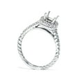 thumbnail image 3 of 5/8ct Braided Engagement Ring Setting Solid 14K White Gold, 3 of 3