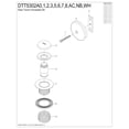 thumbnail image 3 of Kingston Brass DTT5302ANB Easy Touch Toe-Tap Drain Conversion Kit, Naples Bronze, 3 of 4