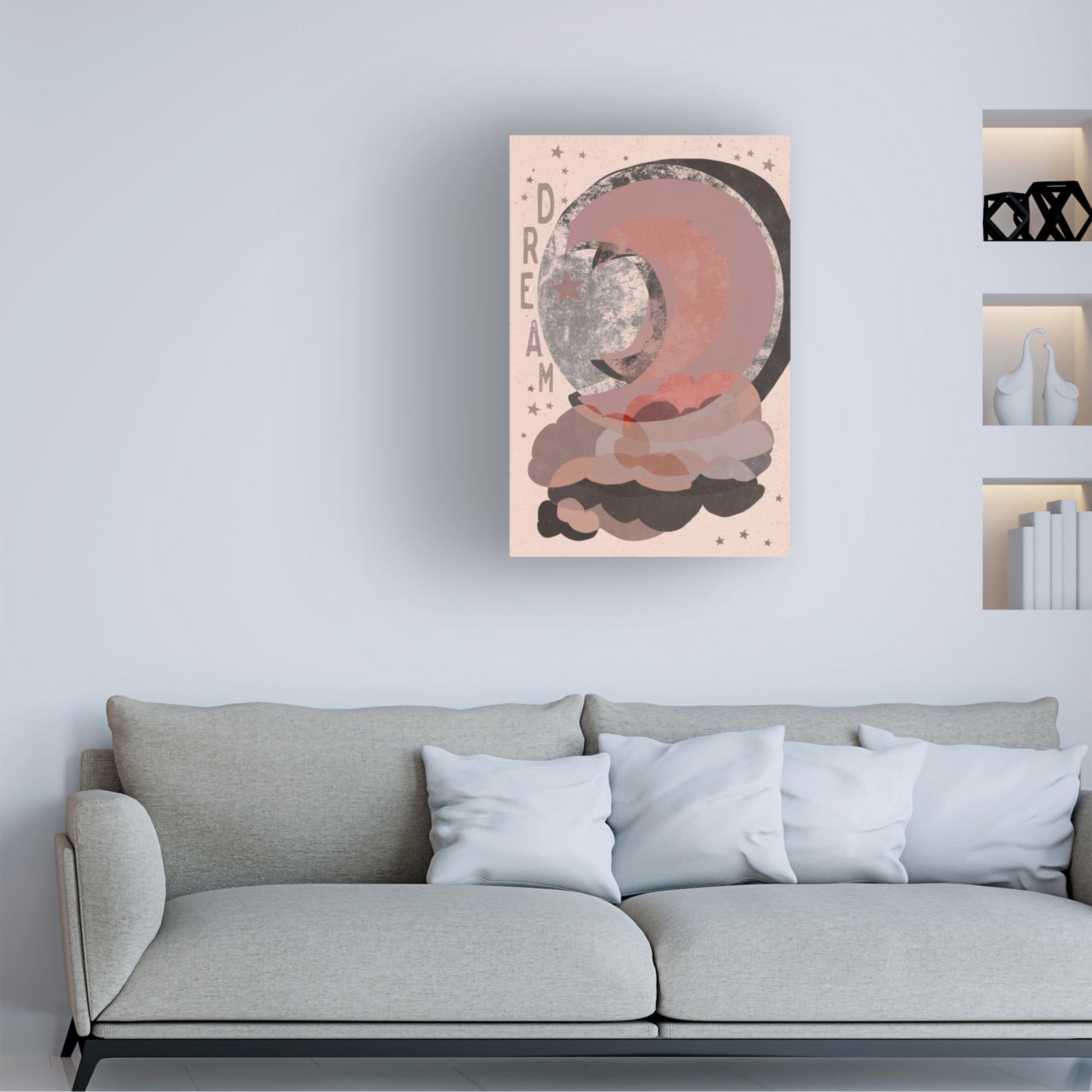 Canvas Wall Art - Treechild 'Dream (Light Version)' Wall Art for Living Room, Bedroom, or Office D?cor by Trademark Fine Art - 12 x 19 Inches