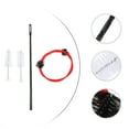 thumbnail image 1 of Hytrove 4pcs Horn Cleaning Brush Nylon Red Maintenance Accessory for Musicians, 1 of 8