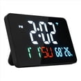 thumbnail image 2 of Reloj Digital Despertador Reloj WiFi, Letras Extra Grandes, Temperatura y Humedad, Calendario, Semana, Brillo de 4 Niveles, 2 of 5