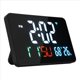 thumbnail image 2 of Reloj Digital Despertador Reloj WiFi, Letras Extra Grandes, Temperatura y Humedad, Calendario, Semana, Brillo de 4 Niveles, 2 of 9