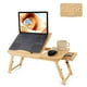 thumbnail image 1 of Escritorio para portátil Dezyfurni, bandeja de cama plegable ajustable de bambú, 1 of 8