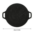 thumbnail image 2 of Non Stick Round Baking Pan for Korean BBQ Grill Cooking - Multifunctional Frying and Baking Pan for Indoor Kitchen and Camping - for Home Use, 2 of 3