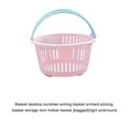 thumbnail image 4 of Guardoinrt Portable Storage Basket - Efficiently Organize Small Items light pink circular 1Set, 4 of 6