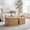 Natural, variant on Walnut Nesting Coffee Table Set - 2-Piece Modern Wood Grain Cube Tables