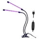 thumbnail image 5 of Luz LED para cultivo de plantas con temporizador de 9/12 horas, luz para cultivo de vegetales con clip. 2 tubos, 5 of 9