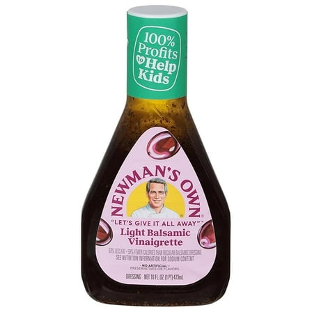 Newman's Own Lite Balsamic Vinaigrette, 16 oz ( Pack of 3 )