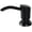 Matte Black, variant on Built in Sink Soap Dispenser or Lotion Dispenser for Kitchen Sink, Brushed Gold ABS Pump Head, with 17 Ounce Large PET Soap Bottle