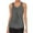 Grey, variant on Womens Workout O Neck Sleeveless Breathable Backless Tank Yoga Tops Shirt Grey+S