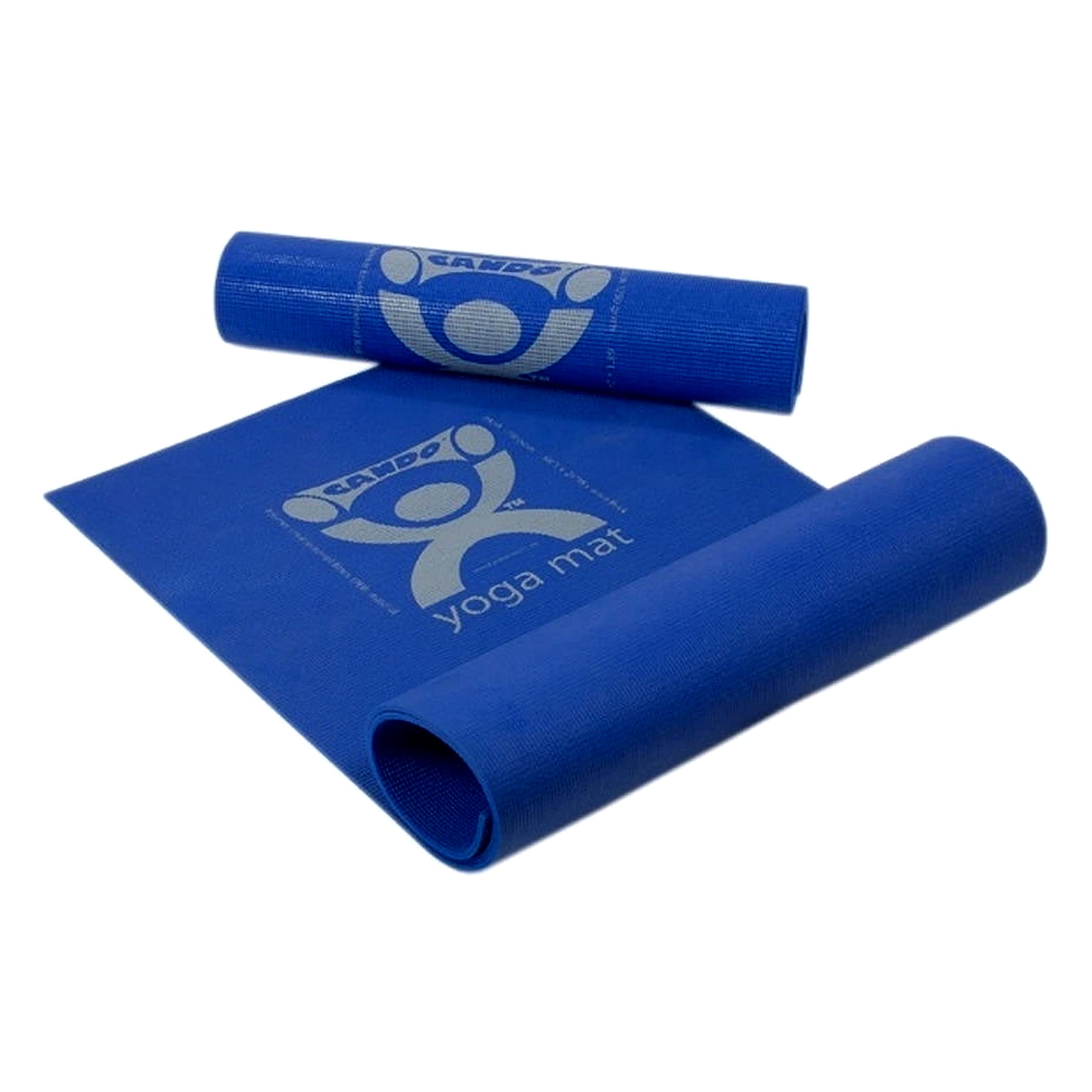 CanDo Exercise Premium Yoga Mat, 68" x 24" x 0.25", Blue