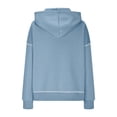 thumbnail image 4 of Timegard Oversized Sweatshirt for Women Thumb Hole Side Split Pullover Fall Loose Long Sleeve Tops, 4 of 8
