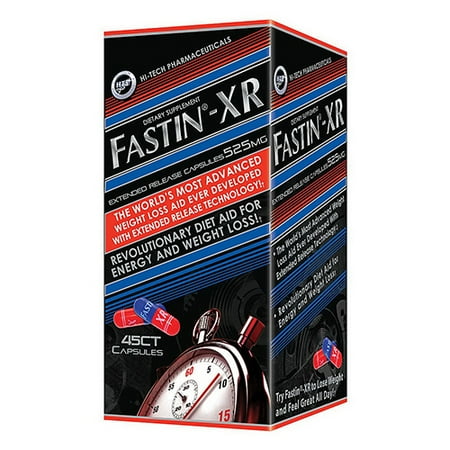 Hi Tech Pharmaceuticals Fastin Xr Weight Loss Aid Tablet Supplements 45 Ea