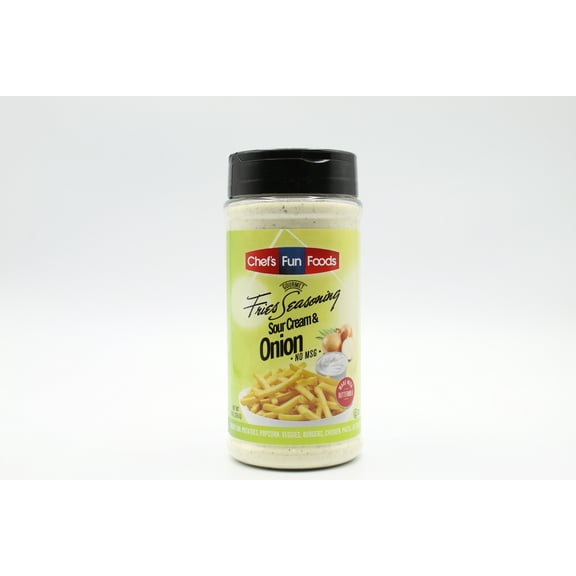 CFF Gourmet Fries Seasoning - Sour Cream & Onion Powder Seasoning, 9 oz