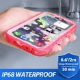 thumbnail image 4 of For Iphone 14 Waterproof Case - Ip68 Waterproof Phone Case With Built-In Screen & Lens Protector, 360 Full Body Shockproof Dustproof Case With Lanyard, For Iphone 14 (6.1") Pink[o1507], 4 of 5