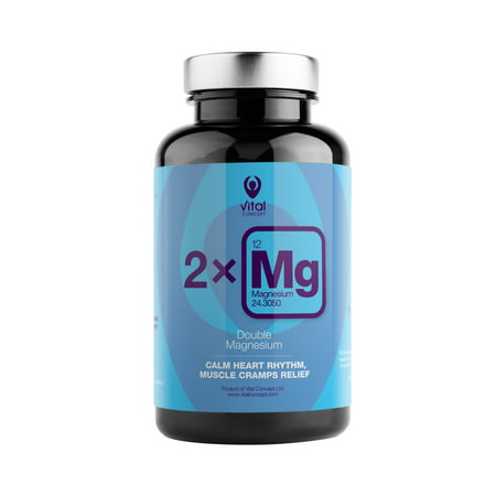 Double Magnesium â?? Best Absorption, Double Source, Magnesium Citrate and Magnesium Carbonate. Daily Dose Pills Provide 250 mg Super Quality Magnesium. 90 Veggie Capsules, 45 Day