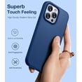 thumbnail image 3 of Magnetic Silicone for iPhone 14 Pro Max Phone Case, [Military Grade Drop Tested] [Compatible with MagSafe] Anti-Scratch Soft Microfiber Lining Shockproof iPhone 14 Pro Max Case, Blue, 3 of 14