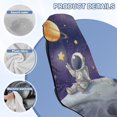 thumbnail image 4 of FOR U DESIGNS Galaxy Spaceman Print Car Seat Cover Universal Front Seats Protector, Running Towel for Gym Workout, Swimming, Beach and Hiking, Front Seat Covers for Trucks SUV Van Sedan, 2 Pack, 4 of 7