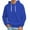 C305/Blue, variant on Rggeeun Mens Hoodies Pullover Men's Fall Winter Casual Solid Color Hooded Sweatshirt Sweatshirt Pullover Tops Long Sleeve Hoodies Classic