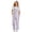 1-Purple, variant on OOOUM Kids Overalls Solid Color Adjustable Straps Button Closure Straight Leg Loose Fit Casual Long Jumpsuit Pants,5-6 Years