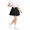 Black, variant on Tutu Dress For Girls, Girls Ruffled Tutu Skirt Kids Ballet Dance Skirts Toddler Elastic Waist Birthday Par𝗍y Min𝗂 Skirt for 1-11 Years