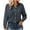 Dark Blue_1, variant on Godom Womens Cotton Linen Button Down Shirt 2025 Fall Winter Casual Long Sleeve Solid Color Shirts Loose Work Tops with Pockets