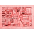 thumbnail image 1 of Ahgly Company Indoor Rectangle Abstract Red Contemporary Area Rugs, 5' x 8', 1 of 4