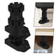 thumbnail image 5 of 4 piezas de niveladores de muebles ajustables, elevadores de muebles, niveladores de patas de gabinete, pies de nivelación de muebles de plástico, patas de muebles ajustables, color negro, 5 of 7